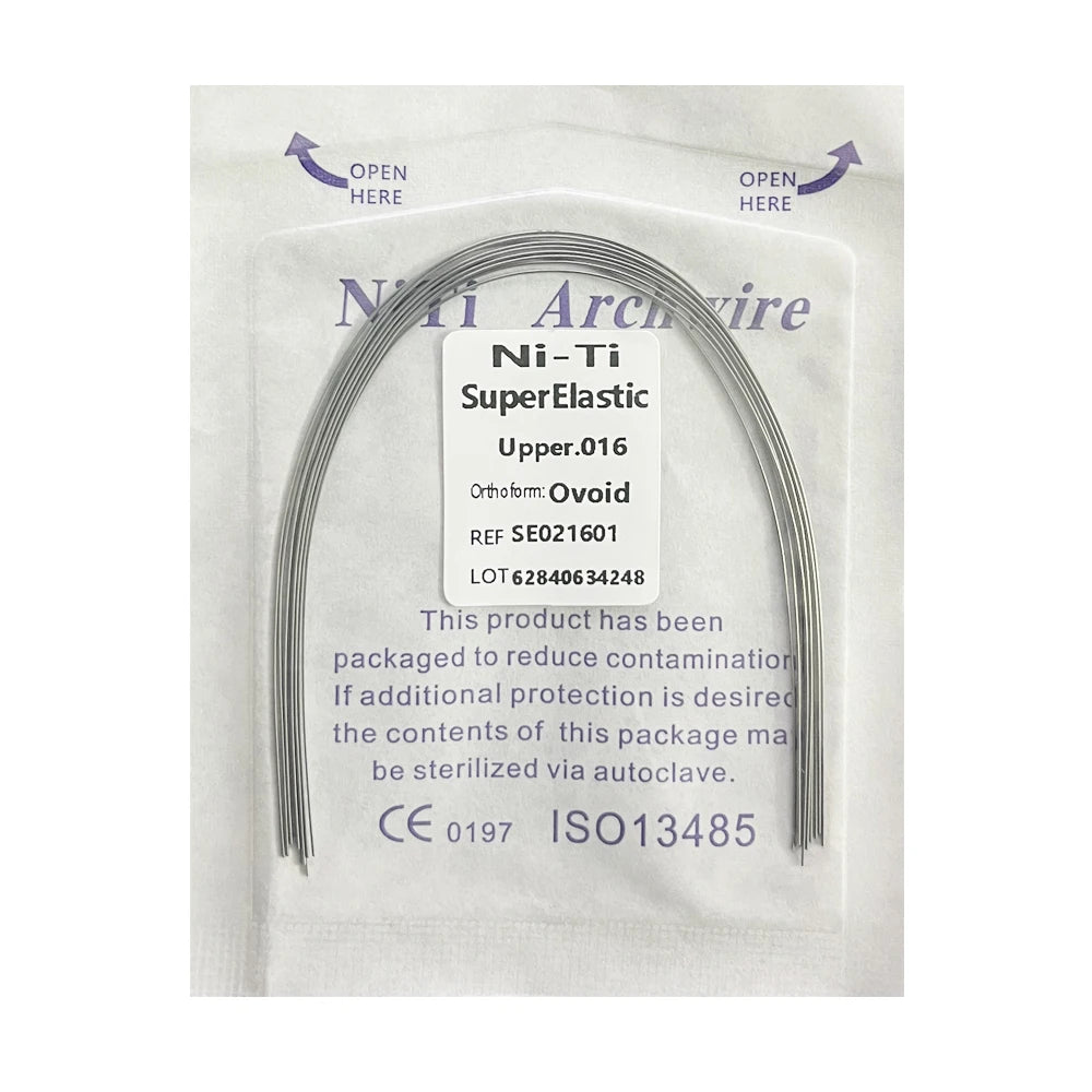 10pcs/Pack AG Dental Orthodontic Arch Wires NITI  Round / Rectangular Oval Form Ortho Arch Wire Dentist Tool