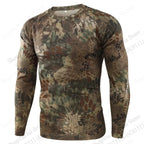 Mens Real Tree Fishing Hunting Tactics Camouflage 3d Print T-shirt Men Women Fashion Outdoor Sports Camo Tops Tees Mens Clothing
