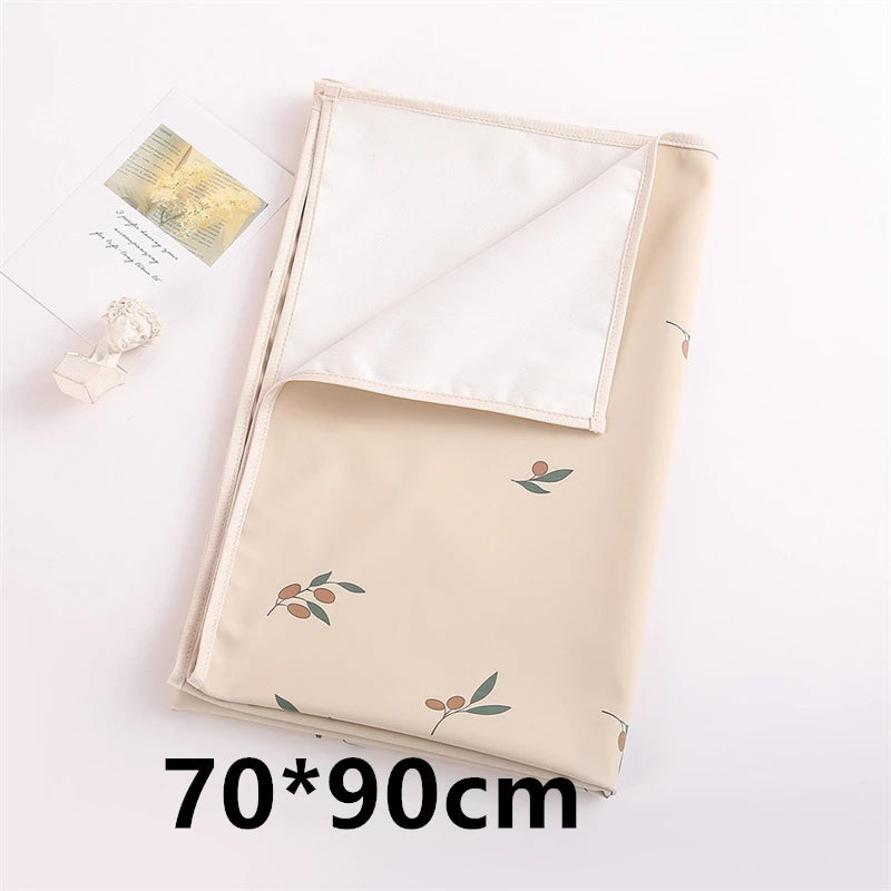 Big Sizes Infant Baby Changing Mat Cover Diaper Mattress Bed Changing Blanket PU Waterproof Soft Easy Clean Picnic Mat