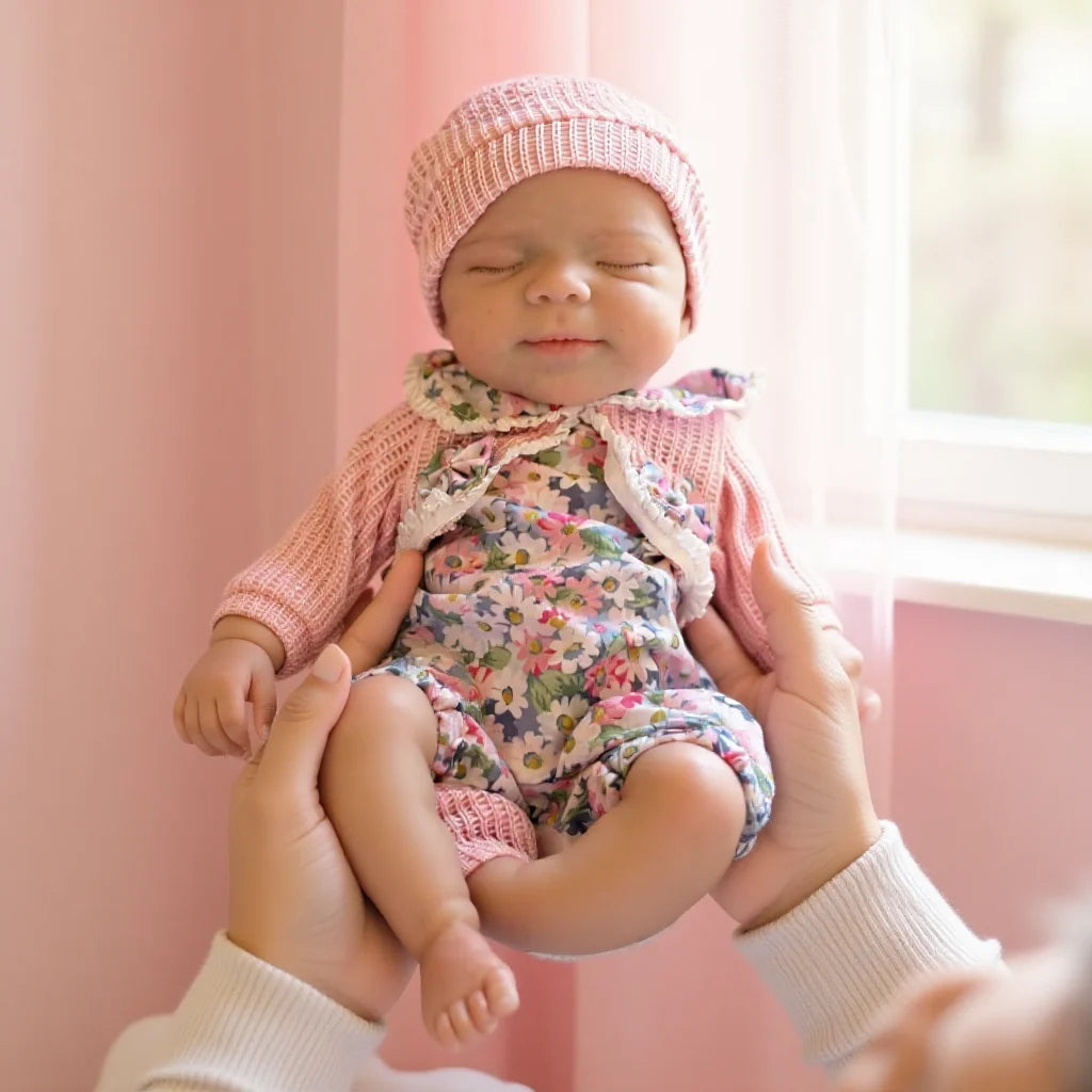 OtardDolls Can Open Mouth 13-Inch Pascale Soft Silicone Reborn Baby Doll - Handmade Newborn Girl Doll, Ideal Birthday Gift
