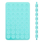 Silicone Mobile Phone Fixing Suction Cup Double Sided Fixed Pad Car Mounted Bracket Phone Case Universal Anti Slip Suction Cup