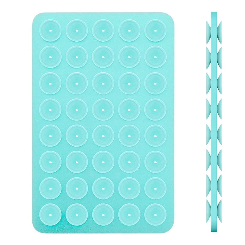 Silicone Mobile Phone Fixing Suction Cup Double Sided Fixed Pad Car Mounted Bracket Phone Case Universal Anti Slip Suction Cup