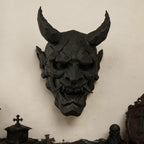 Cross-Border Dark Style Demon Mask Wall Hanging Decoration For Retro-Style Home Wall Art Decor Scenario