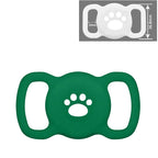 Airtag Dog Collar Holder, [1 Pack] Airtag Holder, Silicone Full Body Covered Protective Air Tag for Pet - Fits All Width