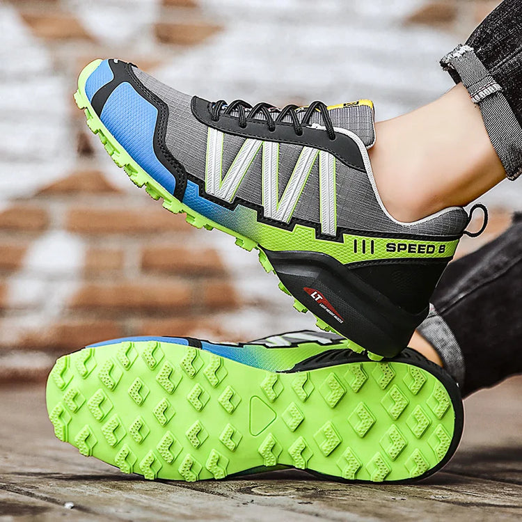Men Hiking Shoes Waterproof Women Outdoor Trainers Lace-up Climbing Trekking Sneakers Mountain Walking Hunting Tactical Boots