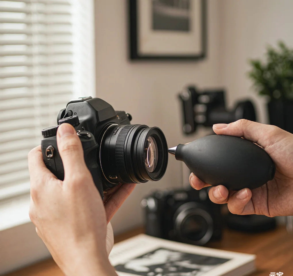 Mini Air Blower Pump – Blast Dust Off Camera Lenses, Phone Circuits & Tablets. Super Strong Manual Blower for Electronics Cleani