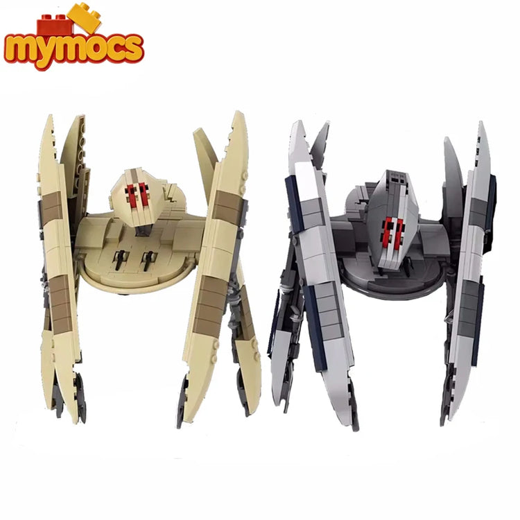 Mymocs Star Movie Vulture Droid Starfighters MOC Technical Robot Figures Spaceship Sets Building Blocks Toys Gift