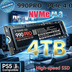New M.2 990 PRO NVMe SSD PCIe Gen4 High Performance Internal Drive 2TB 4TB Storage Upgrade For Desktop Laptop