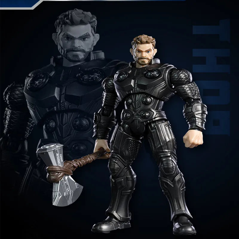 Original BLOKEES The Avengers Thor Iron Man Mk85 Captain America Tony Stark Anime Figure Model Building Blocks Toys Kids Gifts