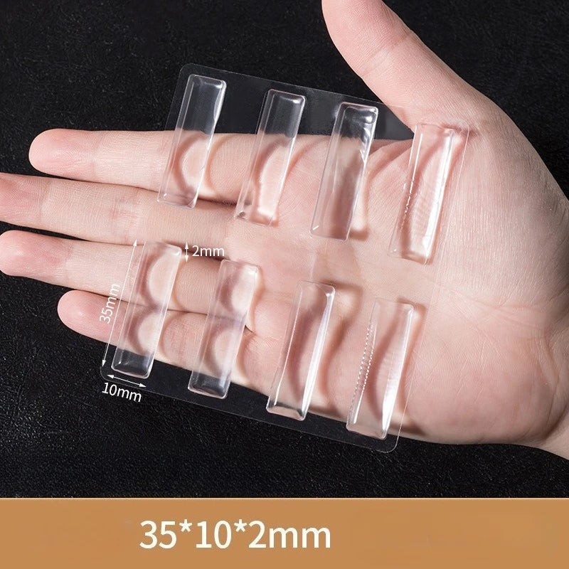 Self Adhesive Buffer Pads Refrigerator Anti-collision Strip Door Stopper Cabinet Door Bumpers Transparent Wall Protector Pad