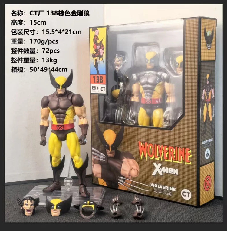 ZD Ct Factory 186 Scarlet Spider Man Amazing Spider-Man Wolverine Comic Version Action Figure Model Doll Ornament In Stock Gift