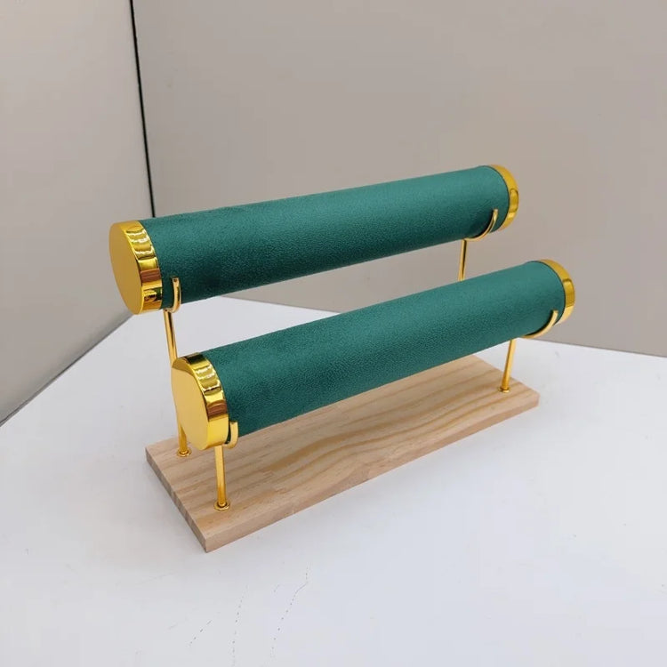 Detachable Bracelet Holder Jewelry Storage Stand with Wooden Tray Jewelry Holder for Jewelry Display
