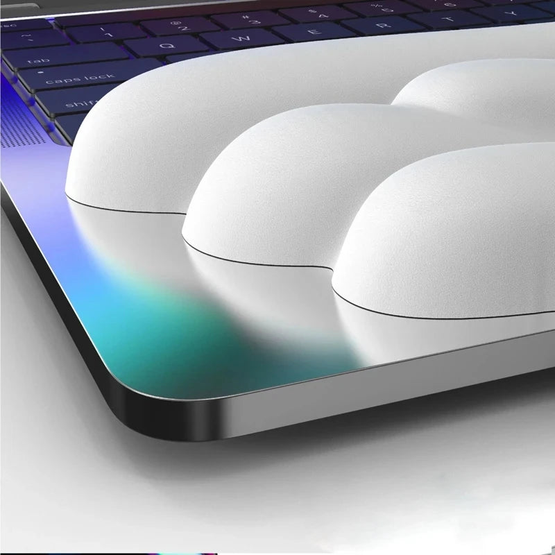 Angel Wing Wrist Rest Set of 2, Cloud Keyboard Mouse Wrist Support Ergonomic Memory Foam Cushion Hand Support Computer Palm Rest
