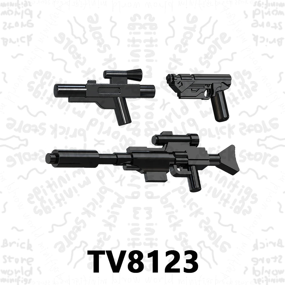 TV6117 TV6118 TV6119 Space War Action Figure Accessories Building Blocks Gift Toys For Children Adult Brick TV6116 TV6115 TV6114