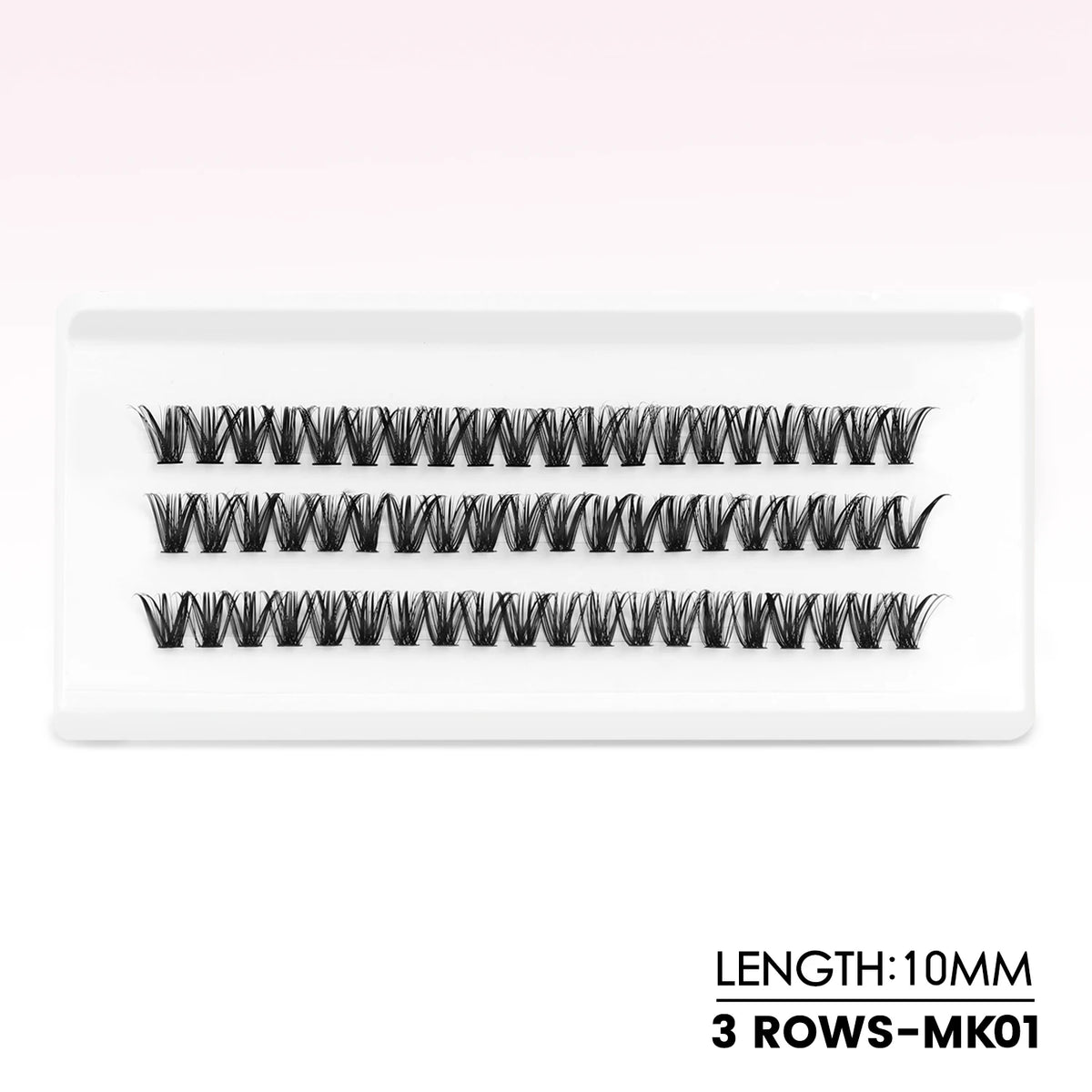 WOSHEER Lash Clusters Manga Lash Clusters Kit Clear Fairy Eyelash Clusters Wet-Look Spiky Anime Lashes Individual Lashes