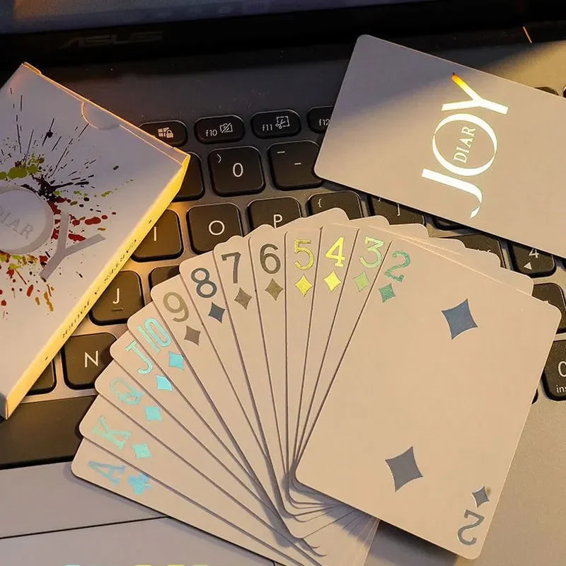 Luminous playing cards, made of high-quality cardboard material, are suitable for dormitory use, as well as various holiday part