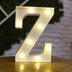 Alphabet Letter LED Nights Lights Number Lamp Decor Party Room Birthday Wall Wedding Home Decorations Personalised Ornaments