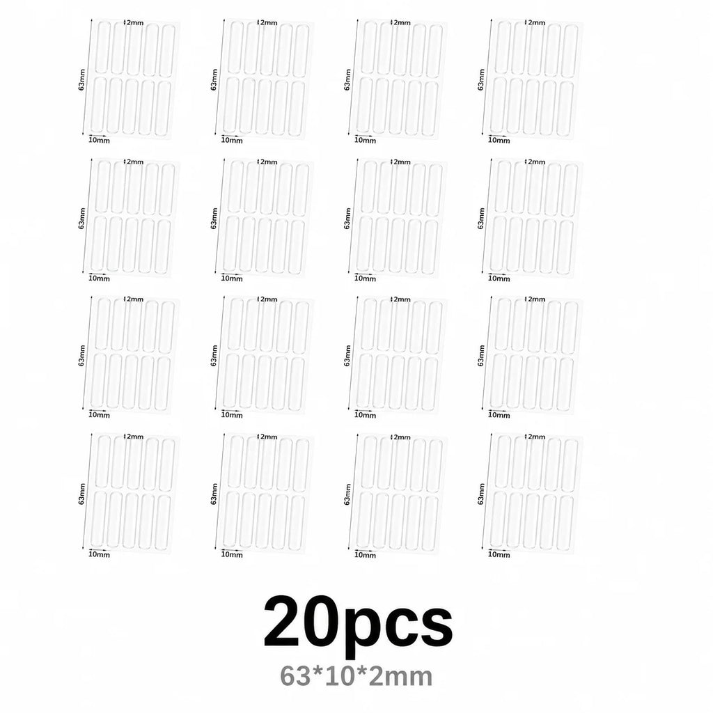 Self Adhesive Buffer Pads Refrigerator Anti-collision Strip Door Stopper Cabinet Door Bumpers Transparent Wall Protector Pad