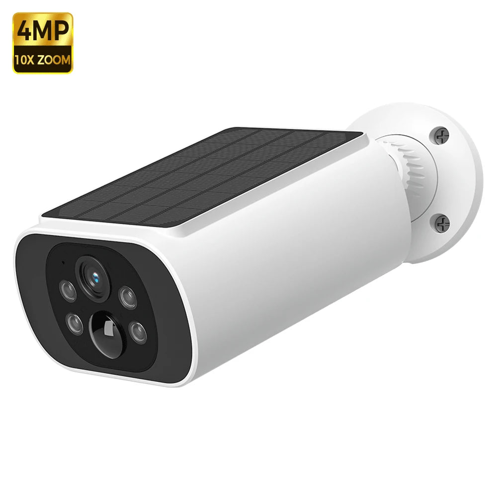 2.5K Solar Security Camera Wireless Outdoor WiFi Camera Long Standby,24/7 Recording,Color Vision,AI Detection Surveillance Cam