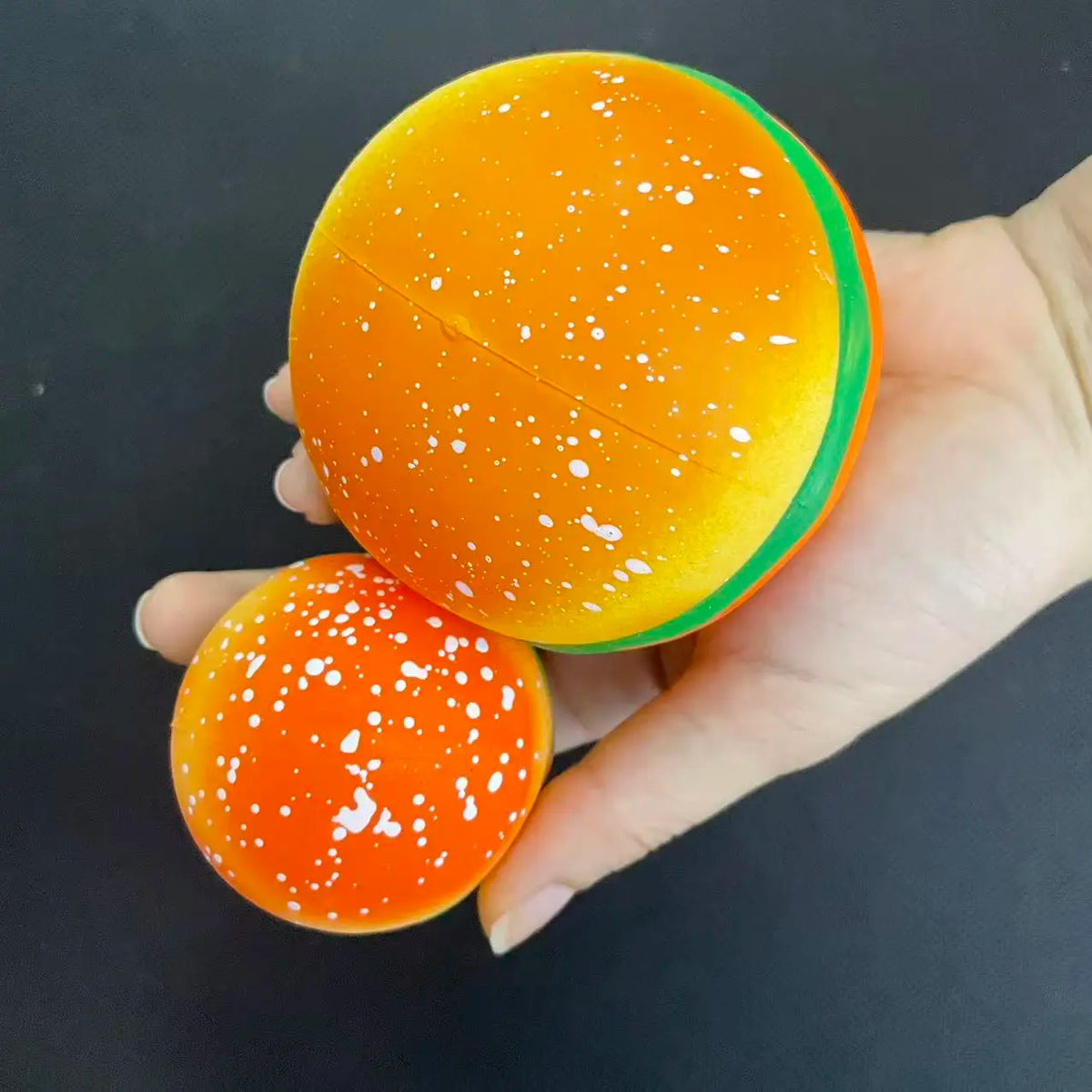 Squishy Hamburger Stress Ball Autism Sensory Toy Stress & Anxiety Relief Fidget Toys Pinch Decompression Toy