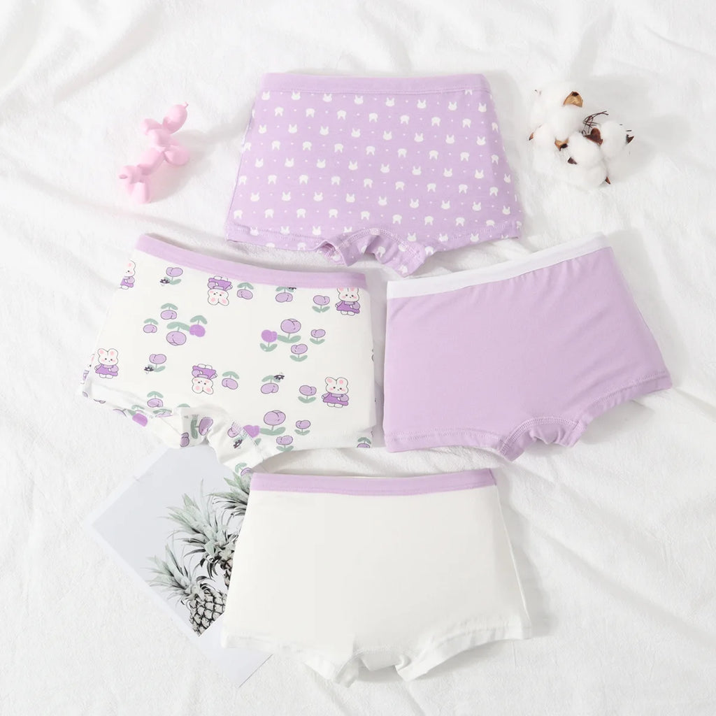 New Children's Underwear, Cotton Underwear, Girls' Underwear, Baby Boxers, Small, Medium and Big Children, Girls' Boxers