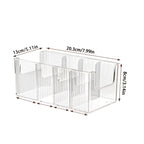 Acrylic Medicine Organizer Tray With Handle For Kitchen Bathroom Countertop Storage And Pill Organization Produce Box Bowl