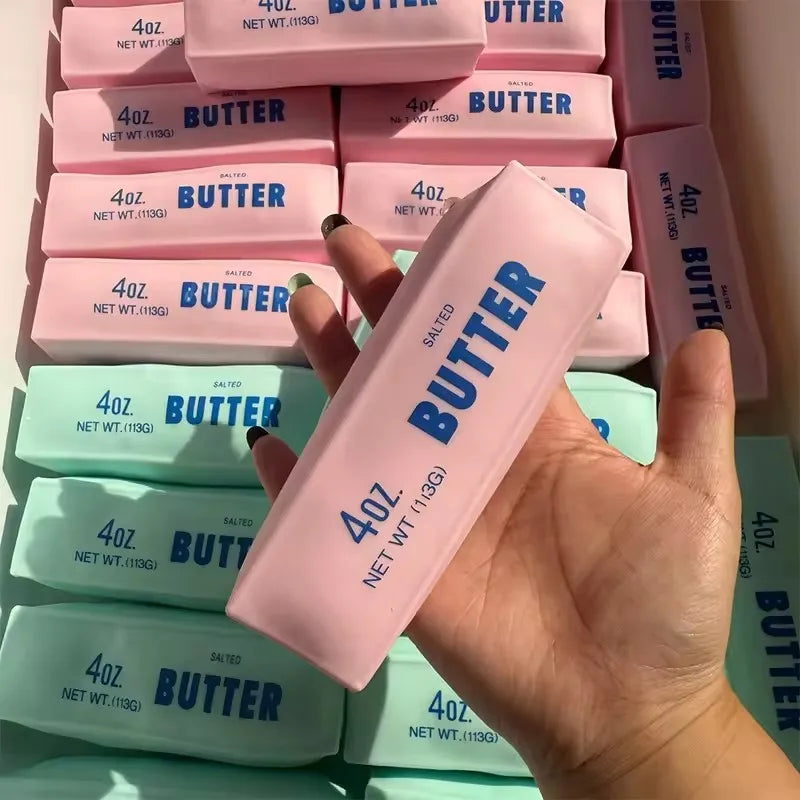 Crunchy Butter Stick Squishy Toy Stress Ball Fidget Squeeze Toys Round Blocks Filled ASMR Anti Stress Release Hand Relax Gifts B