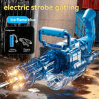 2026 New Rotating Spitfire Gatling Electric Continuous High Pressure Pulse Water Gun with Large Capacity Black Technology Water