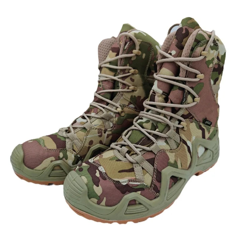 Outdoor Hiking Boots Men's Lace Up Breathable Training Tactical Hiking Desert Boots Plus Size Shoes Botas Militares Masculinas