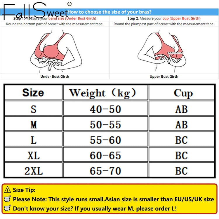 FallSweet Wireless Posture Correction Bra for Women Seamless Push Up Bralette with Cross Back Support for Daily Shaping Lingerie