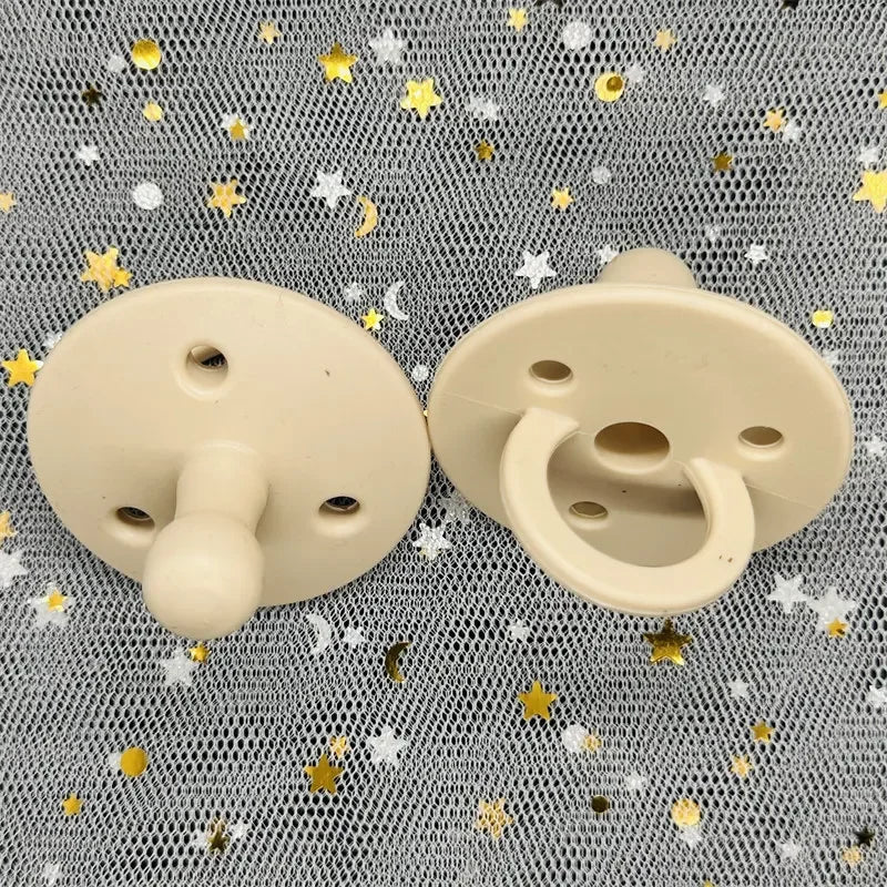 Personalized Baby Pacifier Clip Custom Name Silicone Bead Nipple Dummy Clips Engraved Infant Wooden Pacifier Holder Newborn Gift