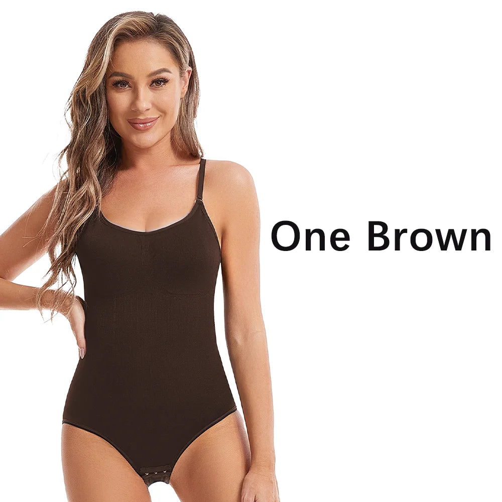Women's Sexy Seamless Shapewear Slim Butt Lifter Bodysuit Open Crotch High Elastic Smooth out Body Suits for Drop Shipping