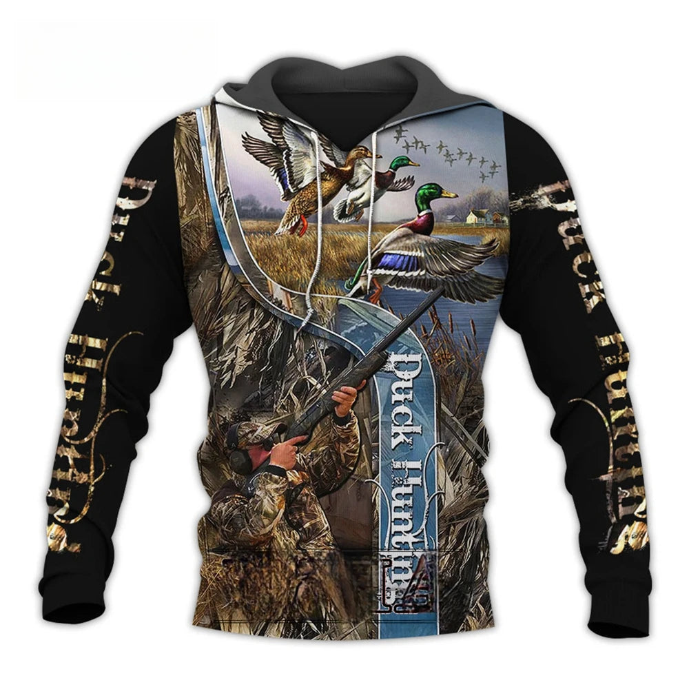 2024 Four Seasons Maple Leaf Camouflage 3D Sports Shirt Men's Fishing Outdoor Camping Hunting Clothing Jacket Men's Hoodie