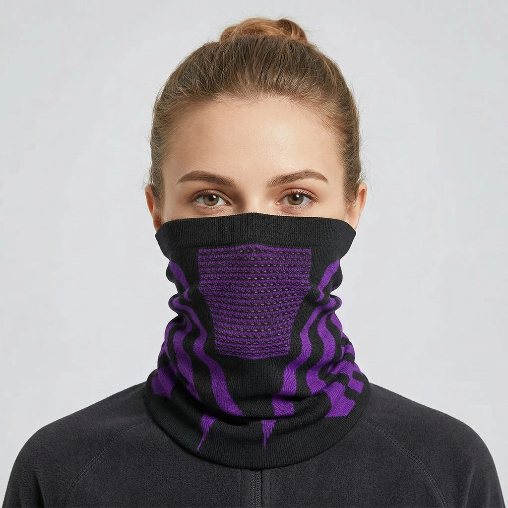 Winter Men Women Warm Skiing Mask Scarf Elastic Breathable Half Face Mask For Cycling Outdoor Sports Running Hiking Fishing