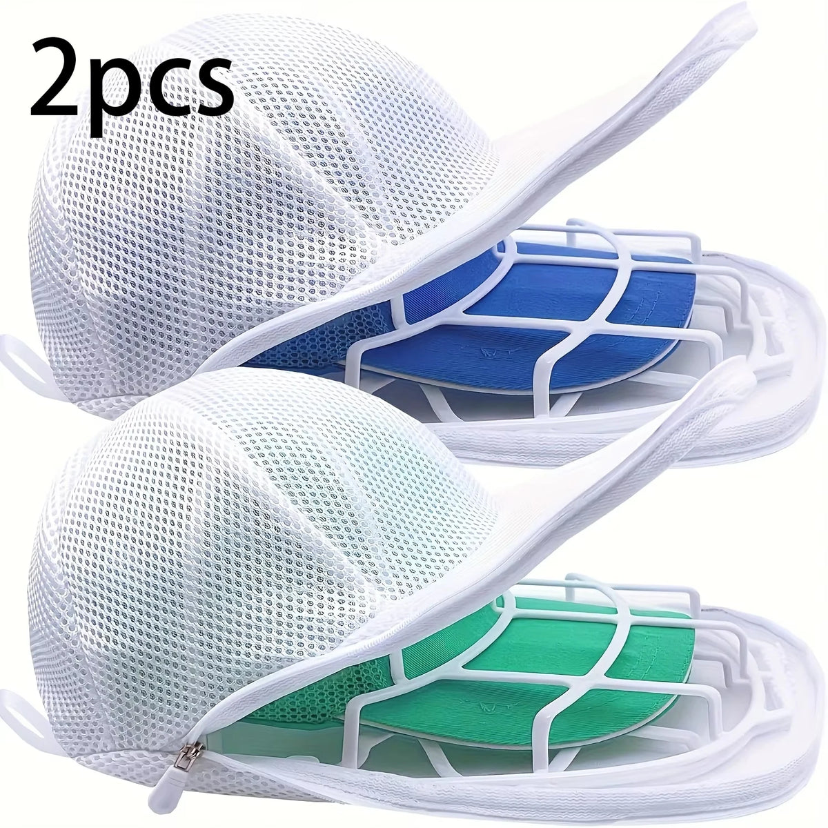 Hat cleaning cage for washing machines, hat cleaner with mesh bag,Hat bags or hat racks can be purchased separately.