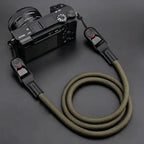 Quick Release Round Rope Camera Strap Fast Detachable Shoulder Strap for DSLR Mirrorless Camera Adjustable Camera Neck Strap