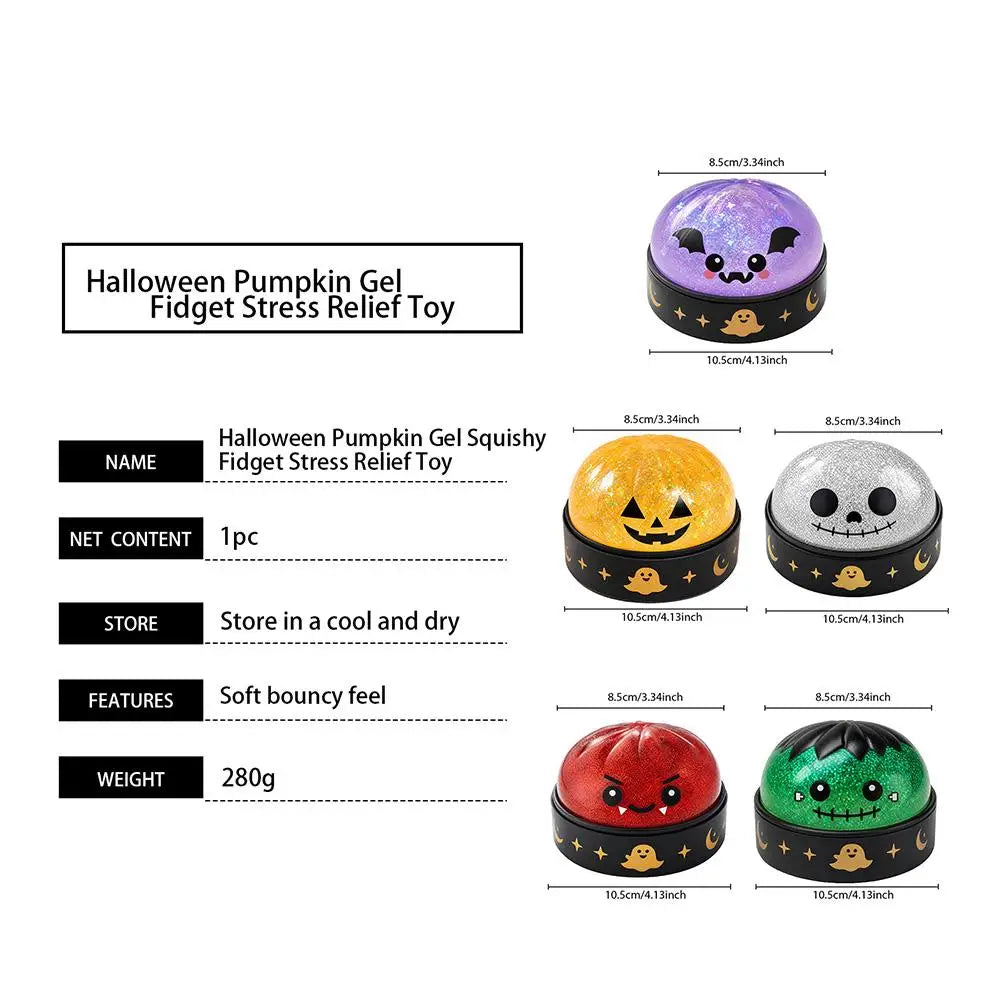 Halloween Dumpling Squeeze Squishy Toy Cute Slow Rising Squeezing Release Toy Grip Stress Relief Gift Soft Kawaii Fidget Toy