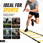 Agility Ladder Set 2-10M Speed Training Ladder with Carry Bag for Soccer Football Footwork Coordination Fitness Drills Home Gym