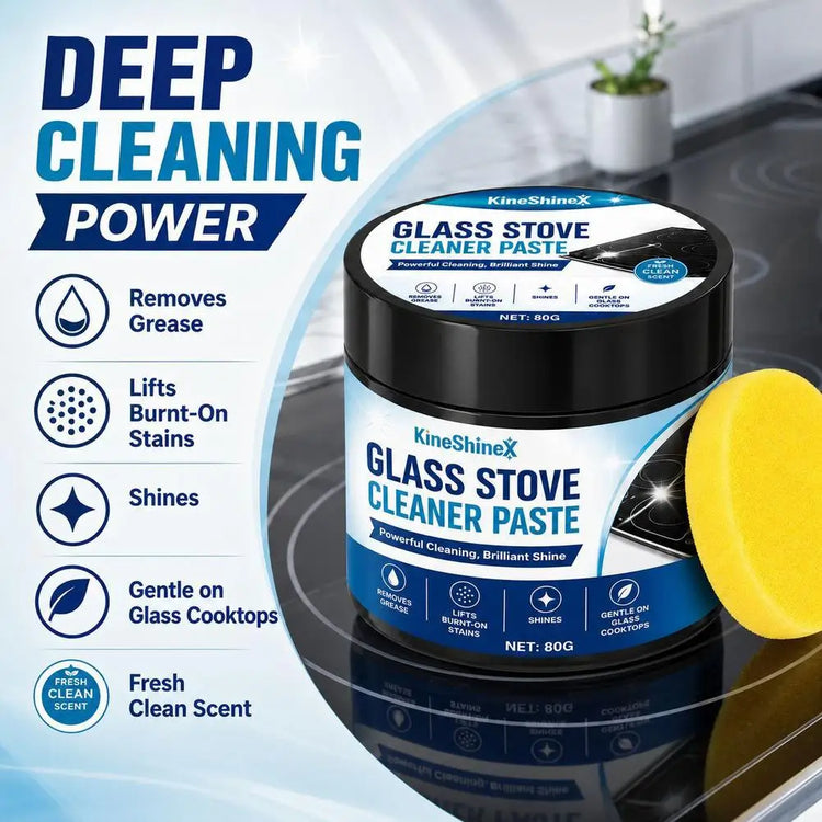 Heavy Duty Stove Oven Cleaner Paste Kitchen Cleaner Concentrated Oil Stain Remover for Range Hood Stove Cookware Cleaning Agent
