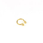 Women Fake Piercing Nose Ring Hoop Septum Piercing Nose Clip Rock HipHoop Stainless Steel Magnet Fashion Body Jewelry Wholesale
