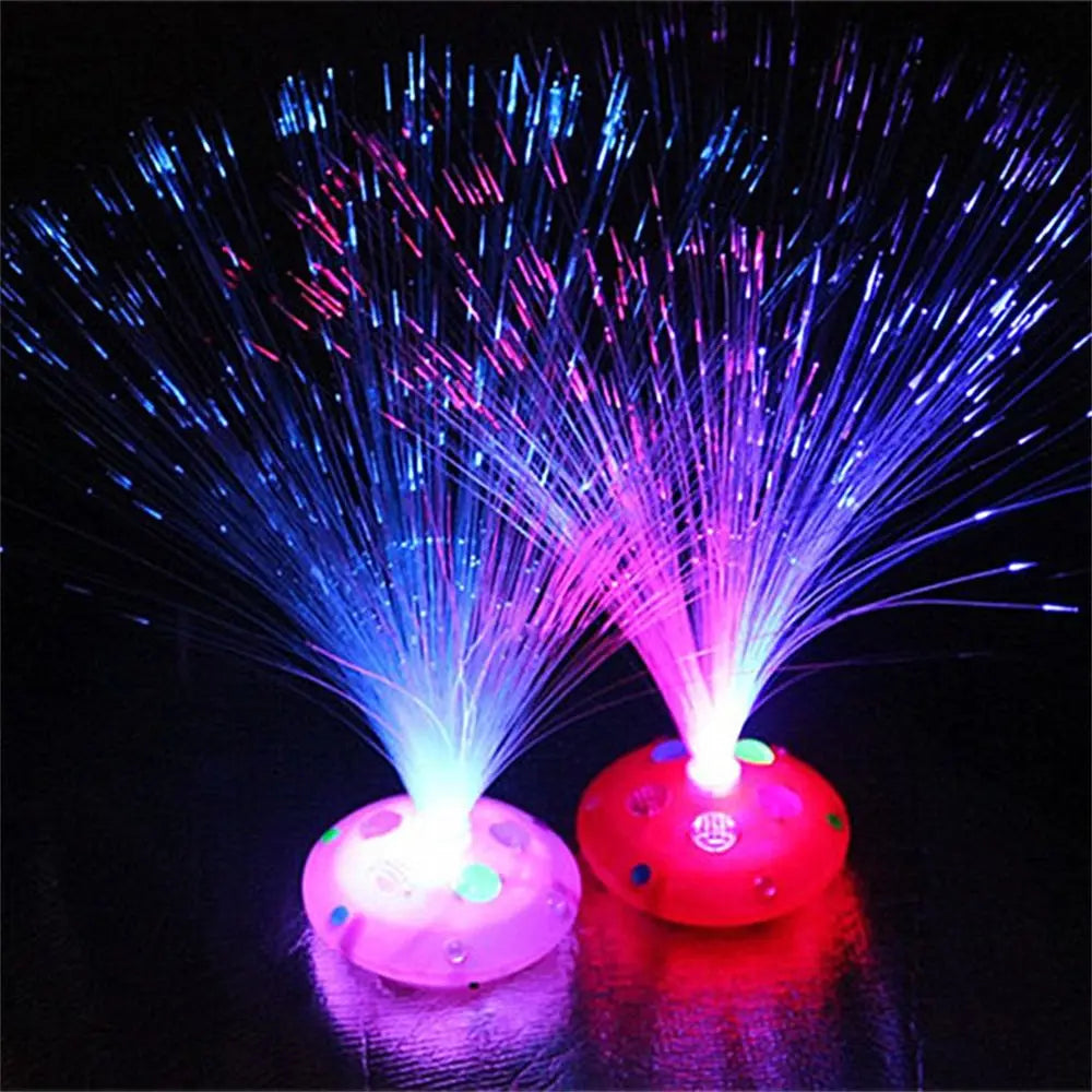 Flashing Home Decor Nighting Lighting Lamps Night Lamp LED Fiber Optic Light Christmas Decoration Multicolor