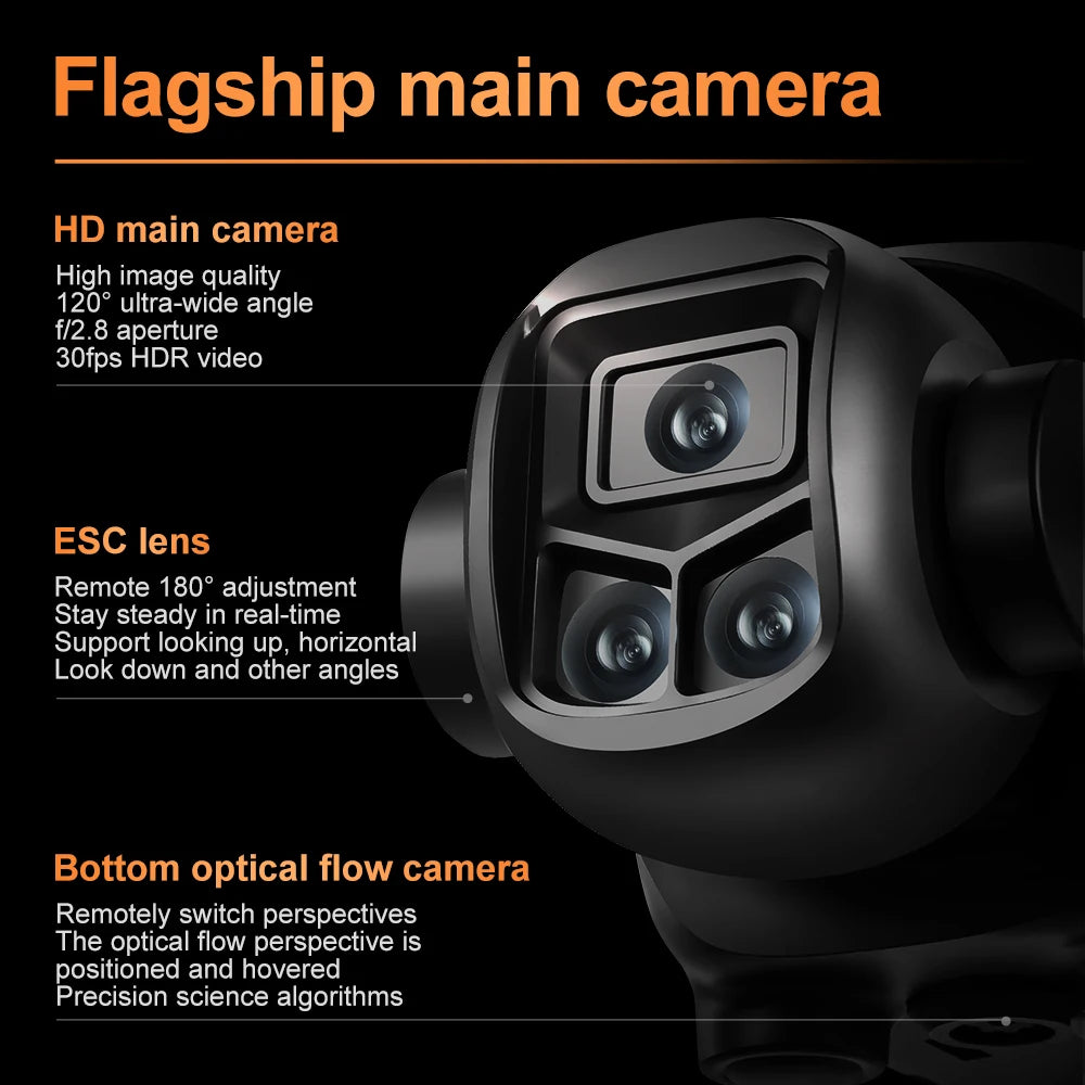 Original V988 Dron 4K Professional 8K HD Dual Camera 5G WIFI Brushless Motor FPV Quadcopter Foldable Aerial Photography Drone
