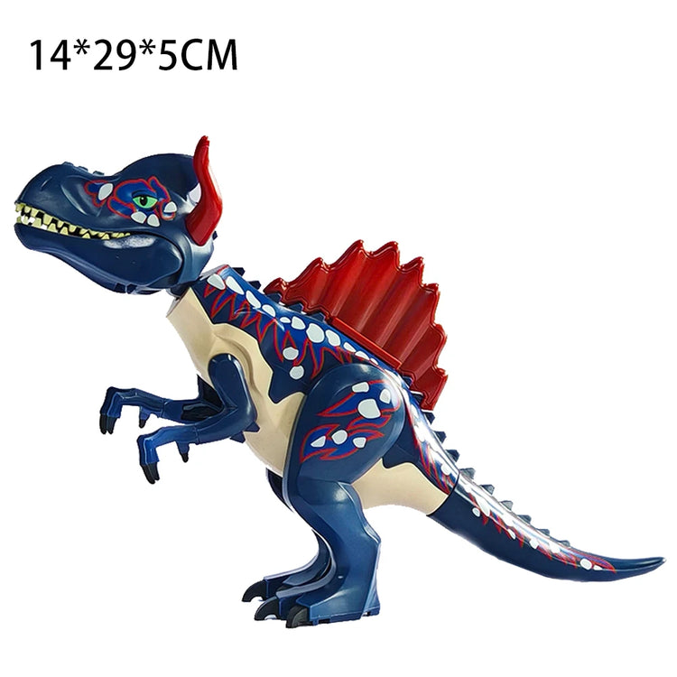 Jurassic Dinosaurs Building Blocks Indominus Rex DIY Big Size Tyrannosaurus Action Figure Models Children Toys Animals Gifts