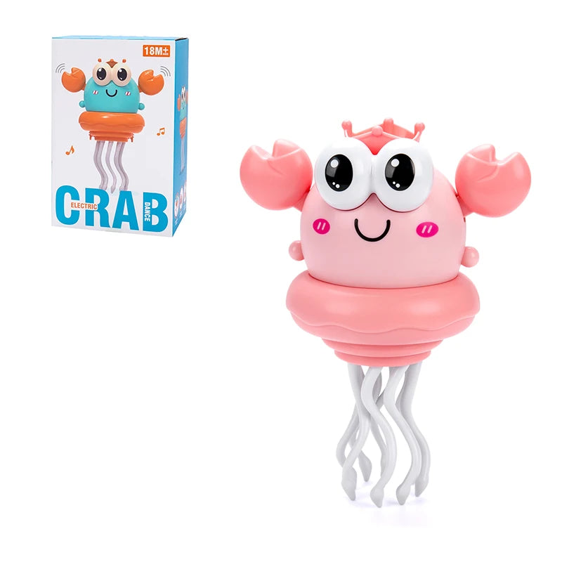 Kids Electronic Pet Toys Dancing Octopus&Duck Musical Penguin Baby Crawling Toys Toddler Interactive Toys Tummy Time Gifts
