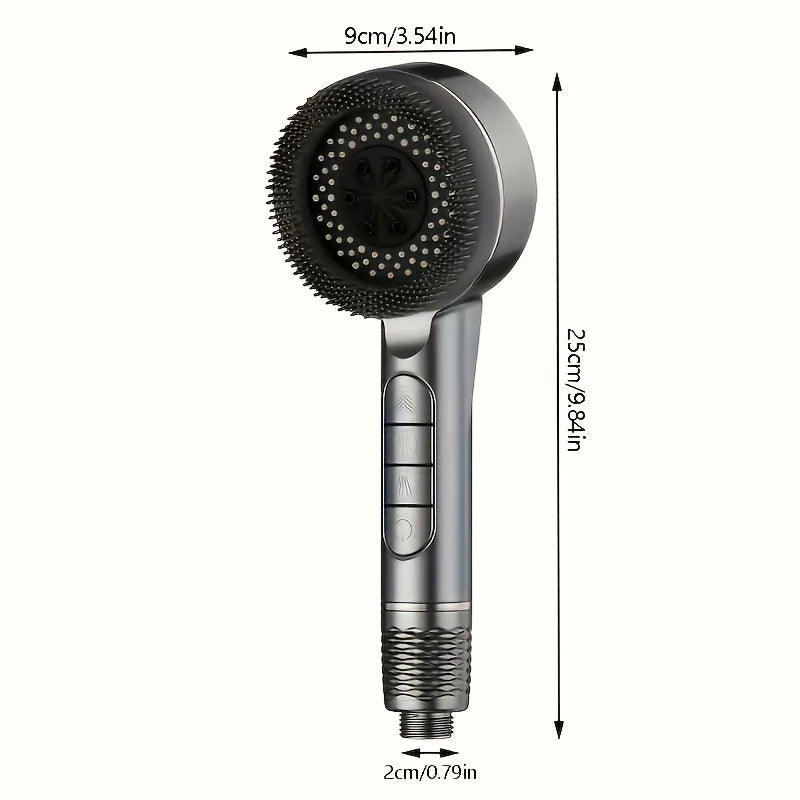 4 Mode High Pressure Pressurized  Water Shower Head Massage Showerhead with Filter Handheld Shower Mixer Bathroom Accessories