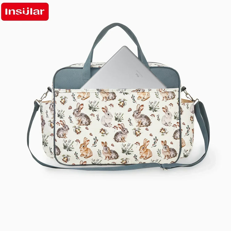 Mommy Diaper Bag For Babies Large Capacity Organizer Waterproof Wide Opening Travel Messenger Crossbody Bag Mummy Baby Nappy Bag