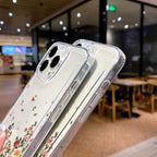 Flower Phone Case For iPhone 17 18 Pro Max 16 13 14 12 11 15 Pro Max 16e Air 7 Plus SE Shockproof Transparent Cover Soft Funda