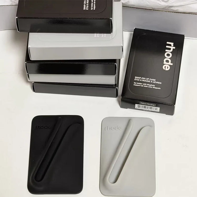 Hot‑Trend Lip Gloss Magnetic Back Design, Silicone Phone Back Holder, Stable Attachment for Simple Convenient Daily Use