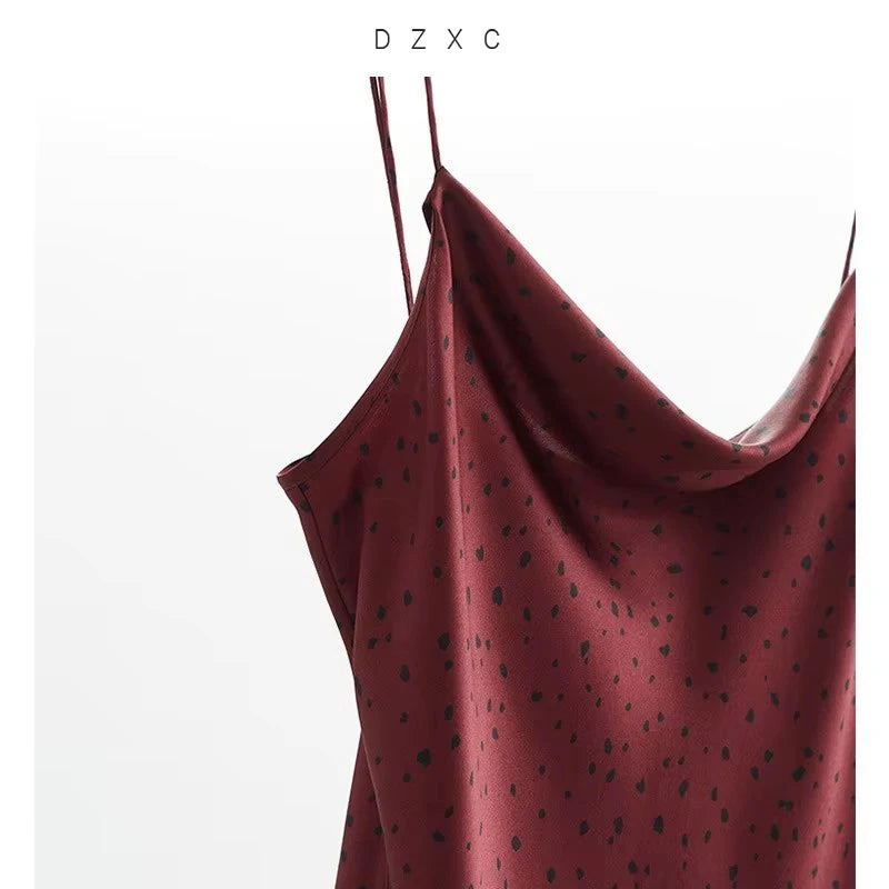 100% Mulberry Silk~ Diagonal Cut Draped Collar Camisole, Women's Tank Top, New Model for 2026