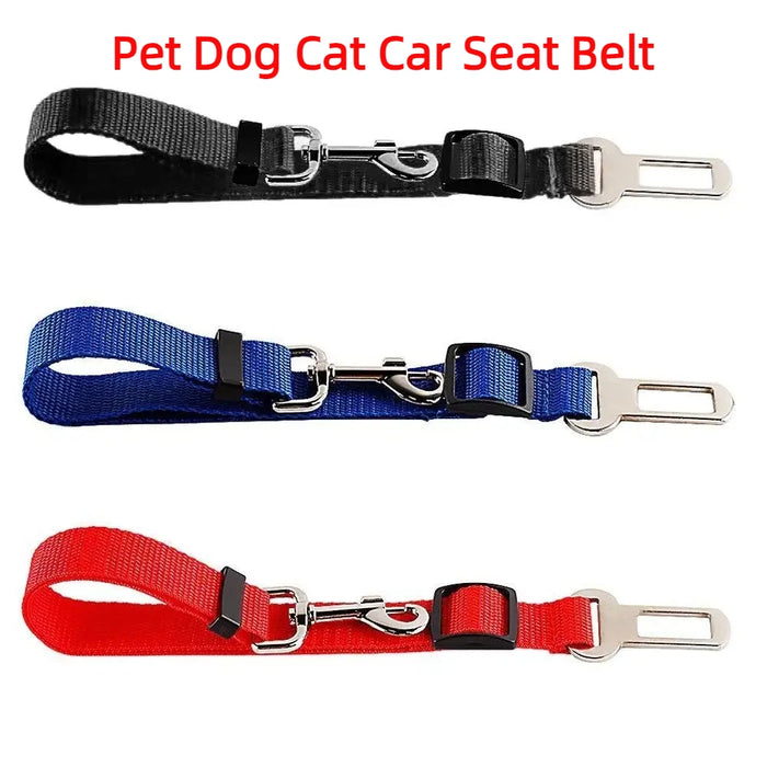 Pet Dog Cat Car Seat Dog Car Seat Belt Safety Protector Travel Pets Accessories Dog Leash Collar Breakaway Solid Car Harness
